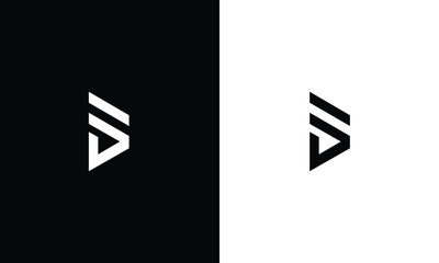 B BD Logo Letter Design Template Element