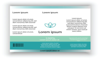 Lable  design template