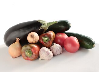 various colorful tasty vegetables close up