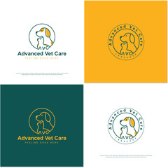 vector Letter pets logo icon.