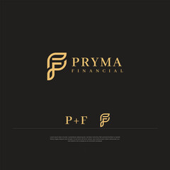 P+F Letter logo design || Modern Logo Design
