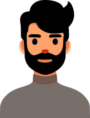 People avatar, man icon.