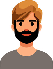 People avatar, man icon.