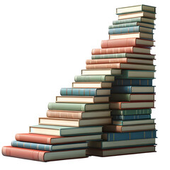 stack of books generative AI 