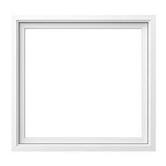 House building materials. The window is cut out on a transparent background. Design element of a large house window for insertion into a design or project.