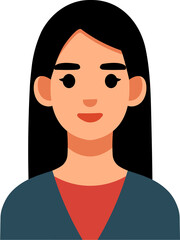 People avatar, woman icon.