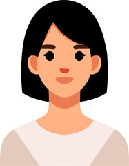 People avatar, woman icon.