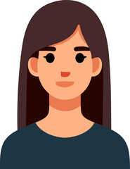 People avatar, woman icon.