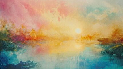 a poetic piece that exalts the lively hues of daybreak, creating a palette of warmth and fresh starts