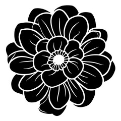 Hand drawn simple flower illustration