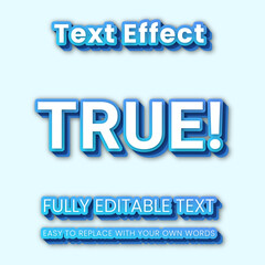 Overlapping, nature 3d text Effect template, editable template editable, Modern editable vector design template.