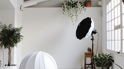 pinterest product shooting background with white background surrounded by plants. Luxury natural 3d display product minimal scene podium platform. Pinterest cylinder background vector with plants. 