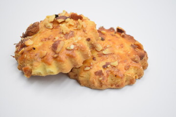 cookies on a white background