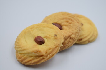 cookies on a white background