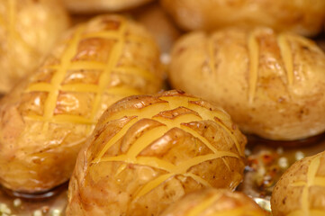 delicious baked potatoes in the kitchen 5