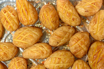 delicious baked potatoes in the kitchen 1