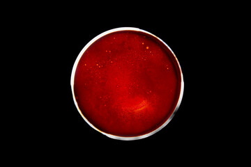 a round ball above us