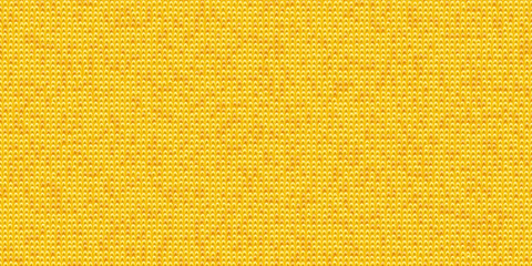 Yellow microfiber seamless pattern with loops. Top view of a fluffy towel or rag for wiping dust. Vector illustration with fabric texture - obrazy, fototapety, plakaty