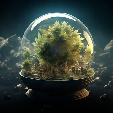 Weed earth capsula