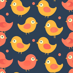 Charming Chicks Pattern: Seamless and Child-Friendly Design