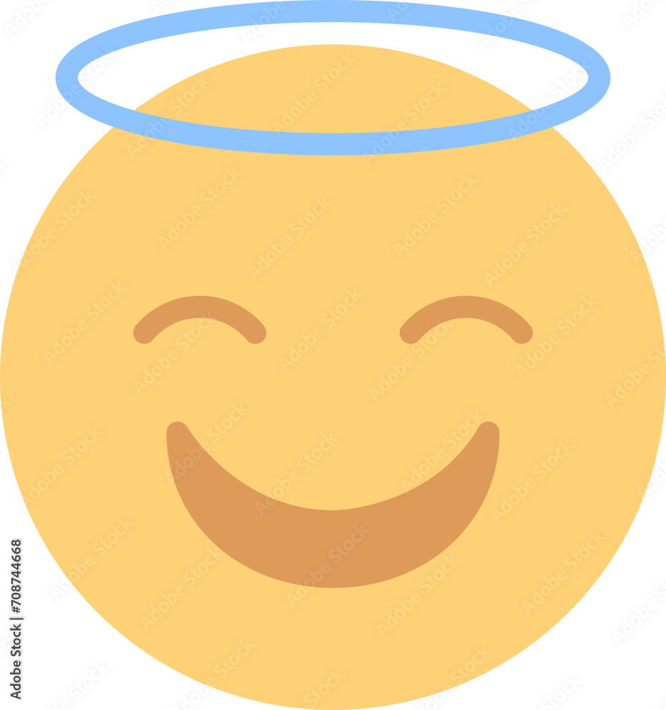 Canvas Prints angel emoji