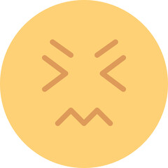 Obraz premium Worry emoji
