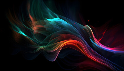 simple yet beautiful gradient waves for a website background vibrant tones