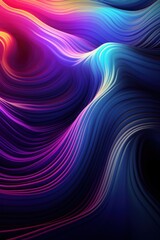 Fototapeta premium Abstract Colorful waves background for design and presentation 