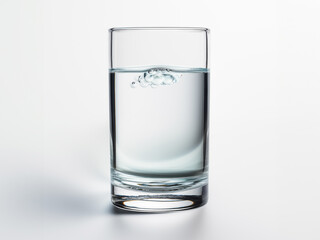 Generated image a clear glass with fresh water 