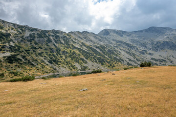 Landscape of Rila mountain near The Fish Lakes, Bulgaria