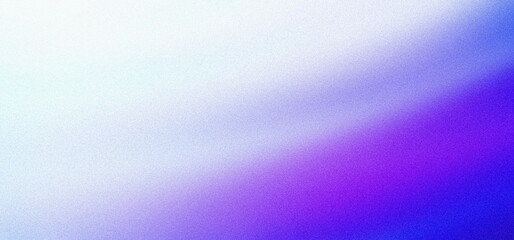 Grainy gradient background blue purple white abstract wave backdrop light banner pastel color gradient, noise texture retro poster design