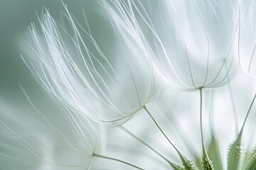 A close up of a dandelion