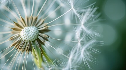Close-Up of Dandelion With Blurry Background