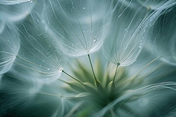 Close-Up View of a Dandelion Flower