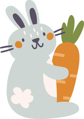 Rabbit Holding Carrot