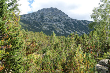 Landscape of Rila mountain near The Fish Lakes, Bulgaria