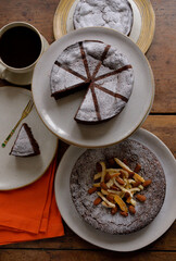 Torta Caprese Italian Flourless chocolate Cake