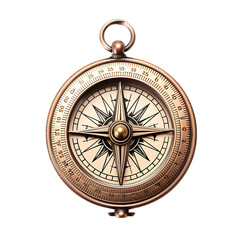 Antique Compass on transparent background PNG image