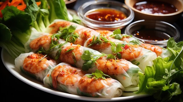 Fresh and Delicious Vietnamese Summer Rolls