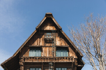 old wooden house