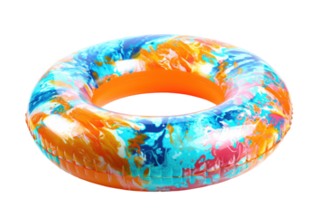 Inflatable swim ring, cut out - stock png.