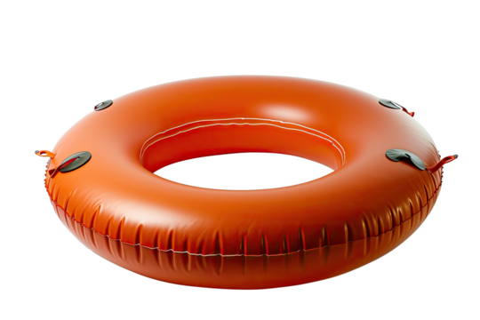 Inflatable swim ring, cut out - stock png.