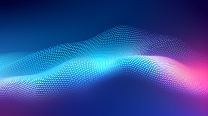 Obraz premium Abstract geometric background, technological lines background and light effects, 3D rendering