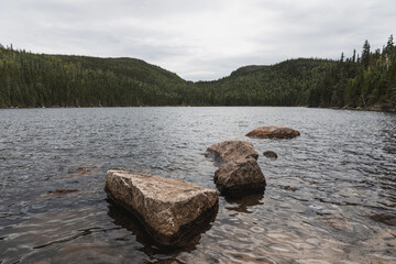 lake in the mountains