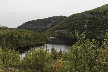 Fototapeta premium lake in the mountains