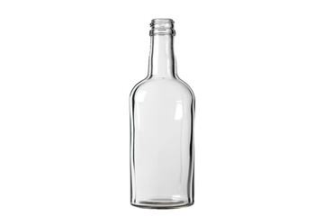 A transparent bottle, cut out - stock png.