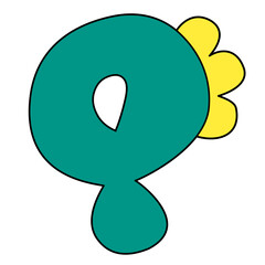 dinosaur alphabet letter