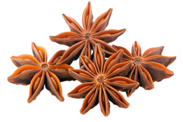 A stack of anise, cut out - stock png.