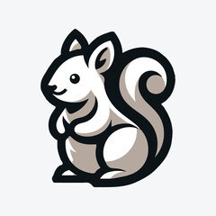 black and white squirrel