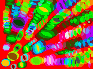 Obraz premium Abstraction with various geometric figures and colors.collage of colors